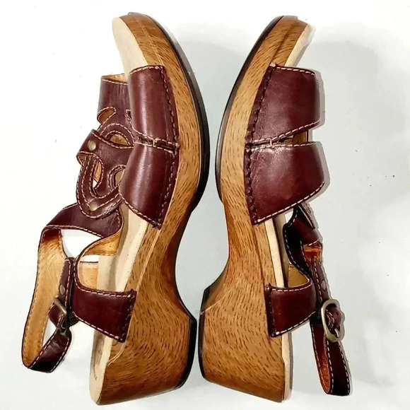 Strappy Open Toe Sandals By Dansko - Women's Comfort Summer BrownShoe 10/10.5 US - Picture 5 of 10